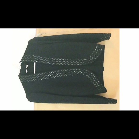 St John Knit Sweater Sequins Small Evening size 10 Holiday - Picture 9 of 16